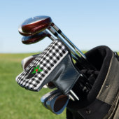 Blk/White Custom Golf Blade Putter Abdeckung Golf Headcover (In Situ)