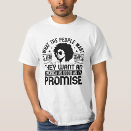 BLM - Amerika so gut wie sein Versprechen T-Shirt