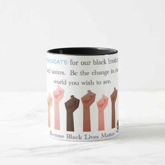 BLM Anwalt-Kaffee-Tasse Tasse (Zentrum)