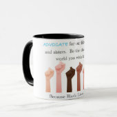 BLM Anwalt-Kaffee-Tasse Tasse (Vorderseite Links)