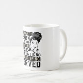 BLM - Aufstehen, wenn keine Liebe serviert wird Kaffeetasse (VorderseiteRechts)