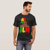 BLM Black King Black History Melanin African Black T-Shirt (Vorne ganz)