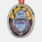 BLM/Black Lives Materie Ornament Aus Metall (Links)