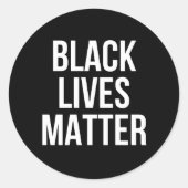 BLM Black Lives Matt Stickers (Vorderseite)
