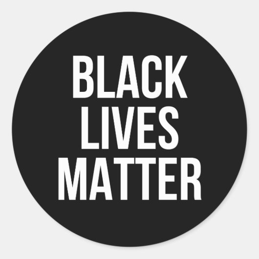 BLM Black Lives Matt Stickers (Vorderseite)