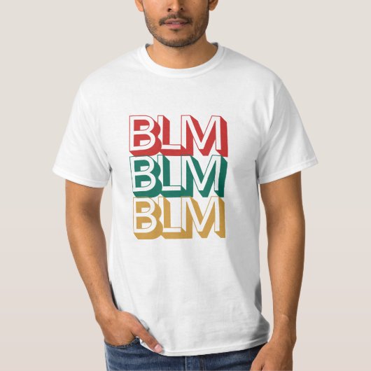 BLM Black Lives Matter T-Shirt (Vorderseite)