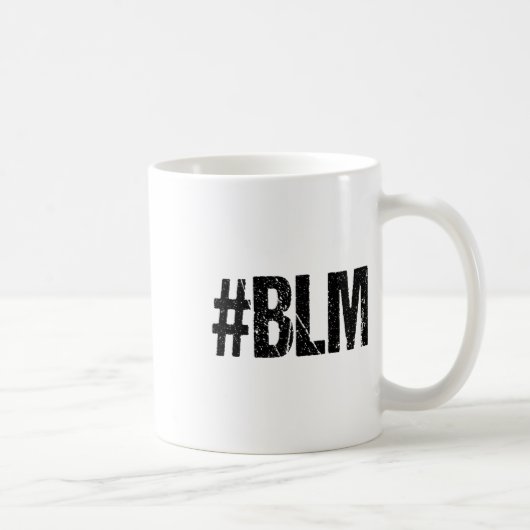 #blm Black Lives Problem Inspiration Vintag Ret Kaffeetasse (Rechts)