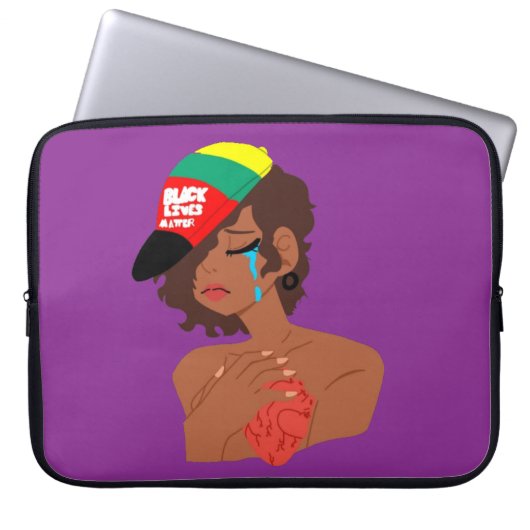 BLM Black Tears Electronics Bag Laptopschutzhülle (Vorderseite)