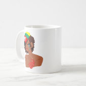 BLM Black Woman's Tränen Tasse (Vorderseite Links)