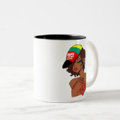 BLM Black Woman's Tränen Tasse (VorderseiteRechts)