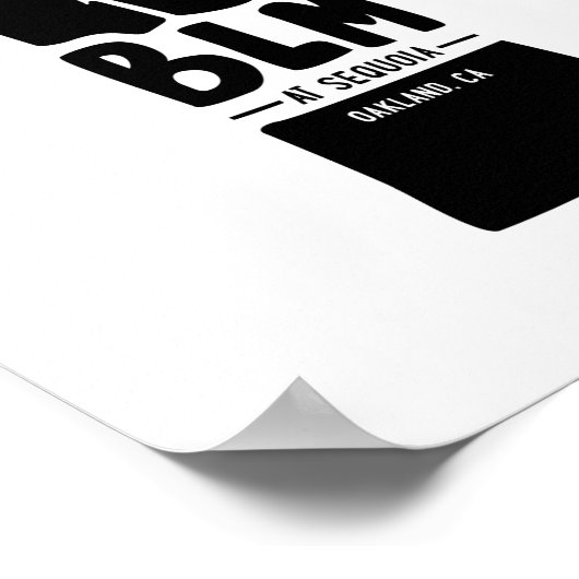 BLM design - 2. platz von Emma Givler Poster (Ecke)