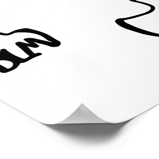 BLM design - 3. platz - Billie Mercado Poster (Ecke)