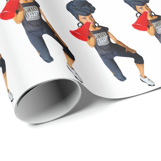 BLM Geschenkwrap Geschenkpapier (Rolleneckpunkt)