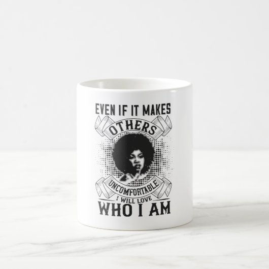 BLM - Ich werde Liebe, wer ich bin Kaffeetasse (Mittel)