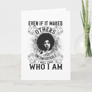 BLM - Ich werde Liebe, wer ich bin Karte