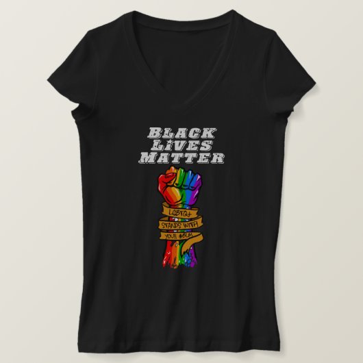 Blm lgbt stolz T-Shirt (Design vorne)