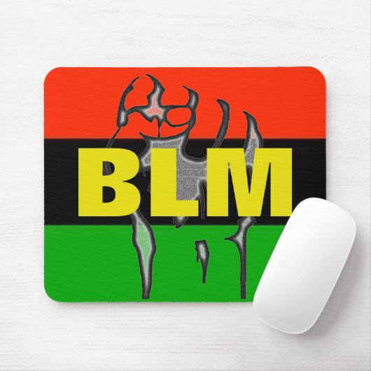 BLM Mouse Pad Mousepad (Mit Mouse)
