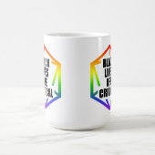 BLM Schwarze Leben sind kritisch [LGBTQ+] Kaffeetasse (Mittel)