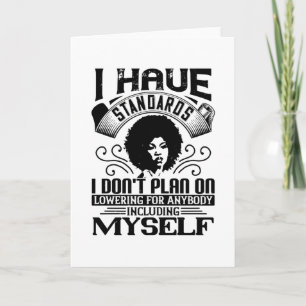 BLM - Verringern Sie nie Ihre Standards Karte