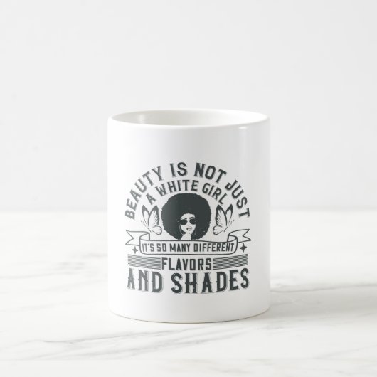 BLM - Verschiedene Aromen und Schattierungen Kaffeetasse (Mittel)