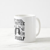 BLM - Vorrang für sich selbst gerettet Kaffeetasse (VorderseiteRechts)