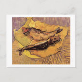 Bloaters on Yellow Paper, Vincent van Gogh Postkarte (Vorderseite)