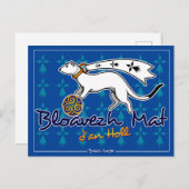 Bloavezh mat d'an holl (Bonne année à tous) Postkarte (Vorne/Hinten)
