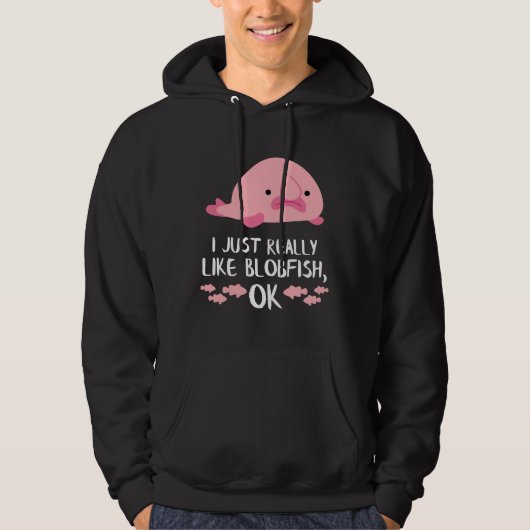 Blob Fish Blobfish Hoodie (Vorderseite)