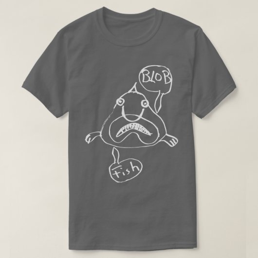 Blob Fish Funny Gift Tiefsee T-Shirt (Design vorne)