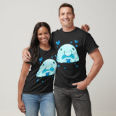 Blobfisch Liebe (Blau) T-Shirt (Unisex)