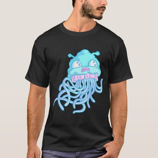 Blobfisch Qualle T-Shirt (Vorderseite)