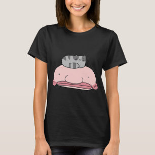 Blobfisch und kleine Katze T-Shirt