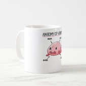 Blobfish-Anatomie Kaffeetasse (Vorderseite Links)