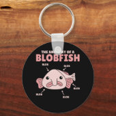 Blobfish-Anatomie Schlüsselanhänger (Vorderseite)