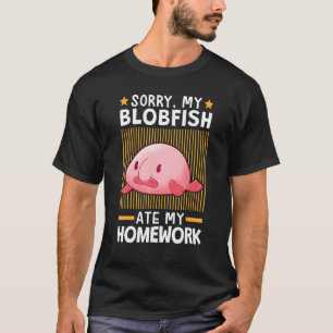 Blobfish Ate meiner Hausaufgaben Meme Ugly Blob Fi T-Shirt