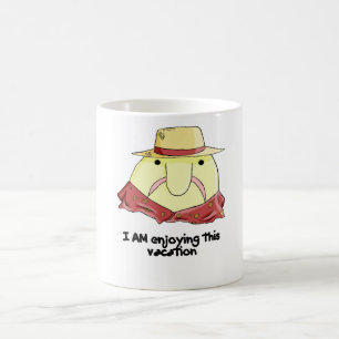 Blobfish auf Ferien Kaffeetasse
