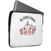 Blobfish Blobicorn Blobicorn Laptopschutzhülle (Vorne Rechts)