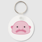 Blobfish Button-Schlüsselanhänger Schlüsselanhänger (Vorderseite)