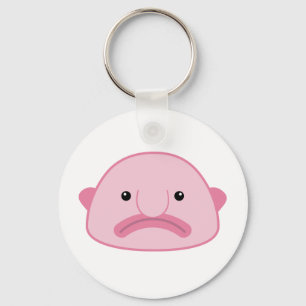 Blobfish Button-Schlüsselanhänger Schlüsselanhänger