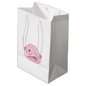 Blobfish Geschenk-Tasche Mittlere Geschenktüte (Rückseite Schrägansicht)