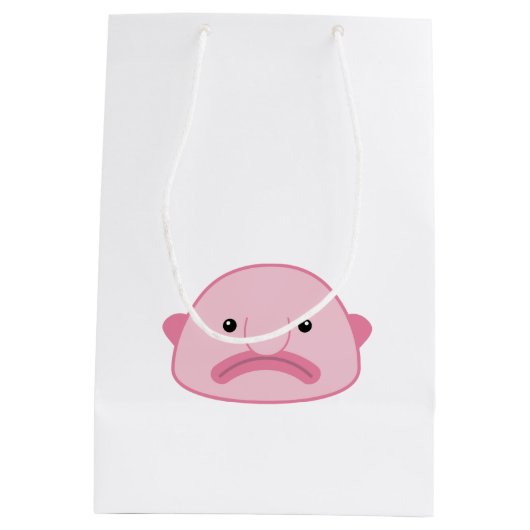 Blobfish Geschenk-Tasche Mittlere Geschenktüte (Rückseite)