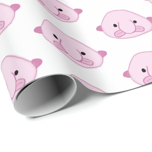 Blobfish Geschenkpapier (Rolleneckpunkt)