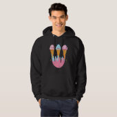 Blobfish Ice Cream Ugly Blogs Fisch Hoodie (Vorne ganz)
