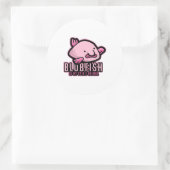 Blobfish Is My Spirit Animal Ugly Fish Animal Gift Runder Aufkleber (Tasche)