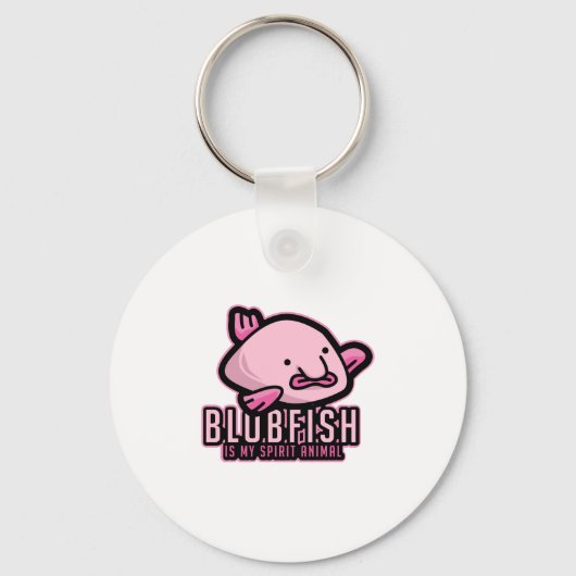 Blobfish Is My Spirit Animal Ugly Fish Animal Gift Schlüsselanhänger (Vorderseite)