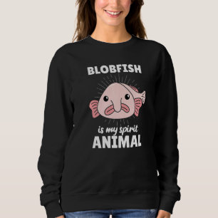 Blobfish ist mein Geist, der Tiere frischer Hummer Sweatshirt