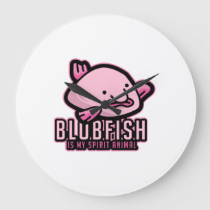 Blobfish ist mein Geist-tierisches hässliches Große Wanduhr