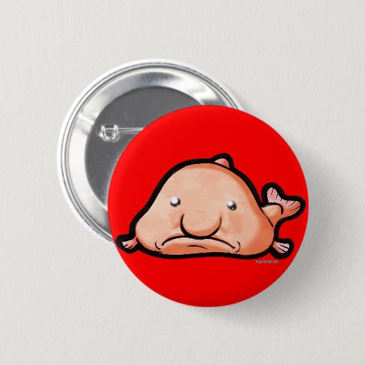 Blobfish Knopf Button (Vorne & Hinten)