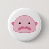 Blobfish Knopf Button (Vorderseite)