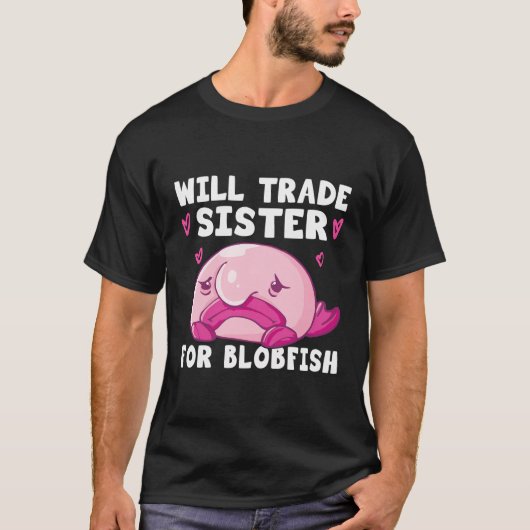 Blobfish Kostüm - Ugly Blob Fish Face - Funny Blo T-Shirt (Vorderseite)